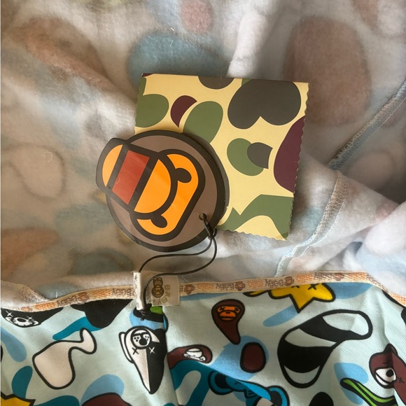 BAPE × kaws Baby Milo animal kingdom Hoodie Sz 3XL Full Zip Up - Picture 5 of 15